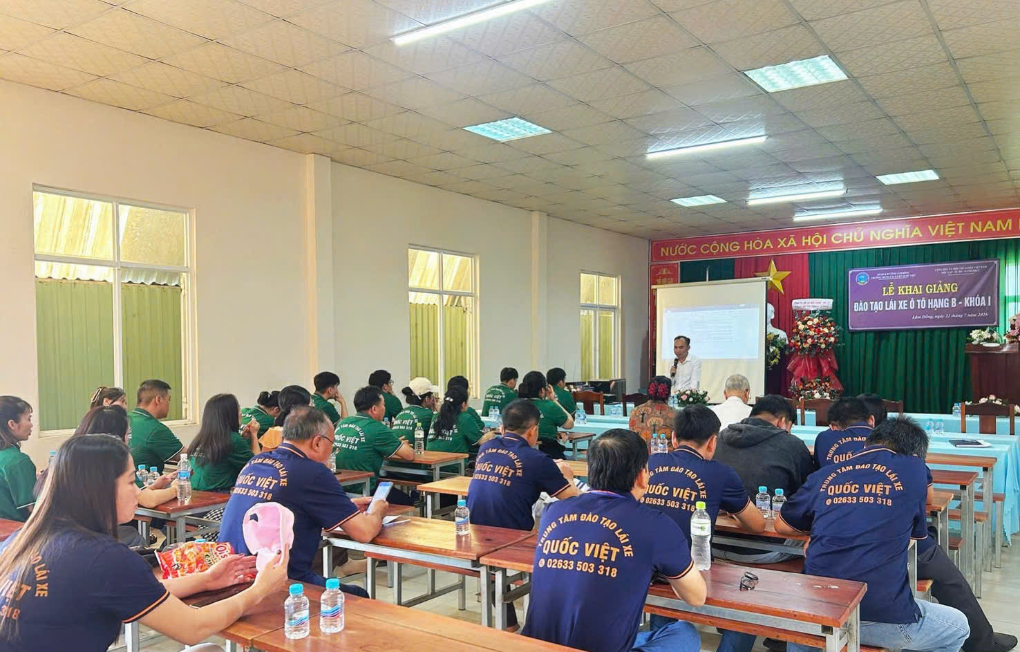 KHAI GIẢNG ĐÀO TẠO LÁI XE HẠNG B - KHOÁ 1 NĂM 2026